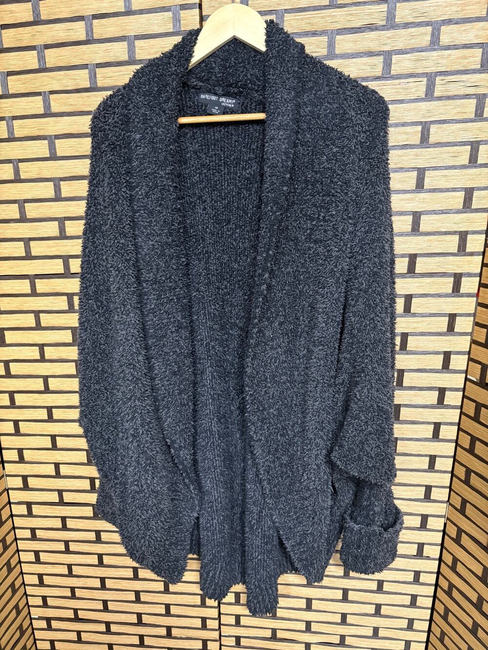 Barefoot Dreams Gray And Black‎ Cardigan Size 1X